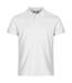 Polo premium homme blanc Clique-1