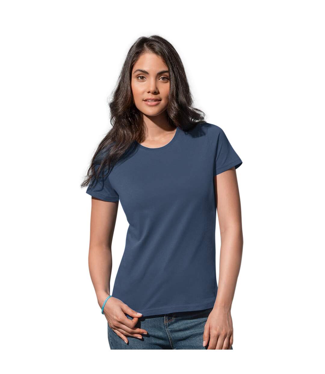 T-shirt classique femme bleu marine Stedman