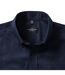 Mens Oxford Formal Shirt Bright Navy Russell Collection-4