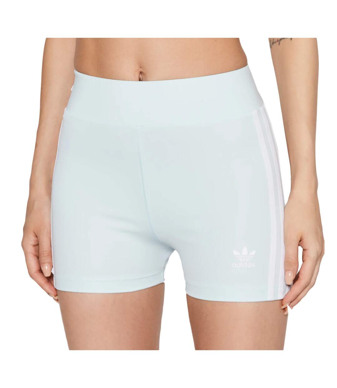 Short Bleu Femme Adidas Booty-1