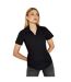 Kustom Kit Womens/Ladies Workforce Short-Sleeved Blouse (Black) - UTRW10108