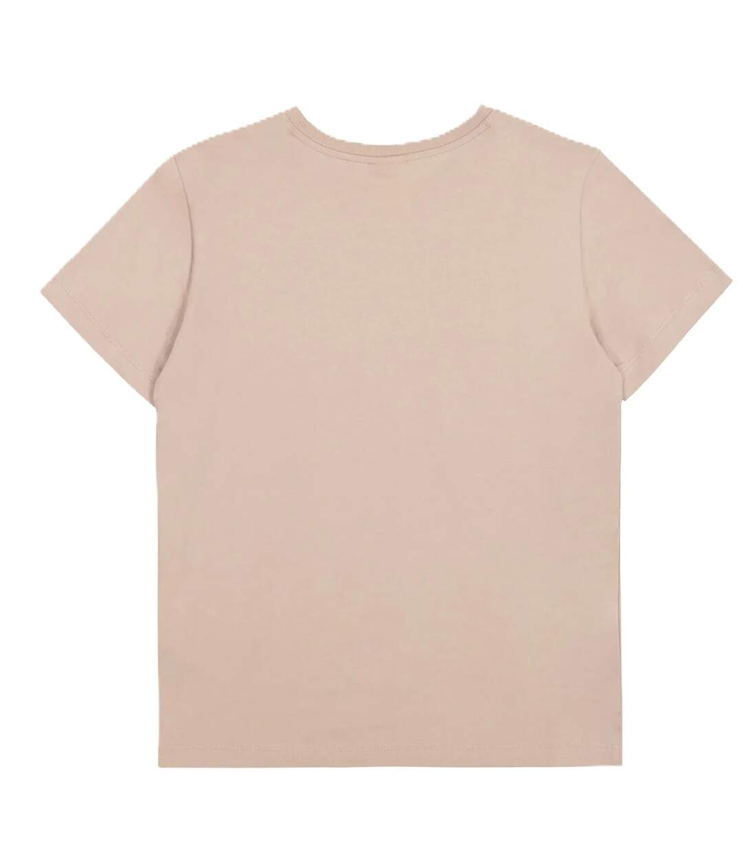 T-shirt Manches Courtes Femme Beige Crème Rose Champion-3