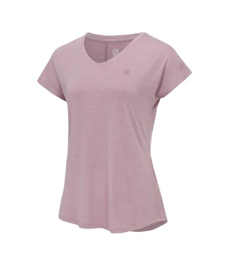 Womens/ladies Vigilant Active T-shirt Mauve Shadow Dare 2B