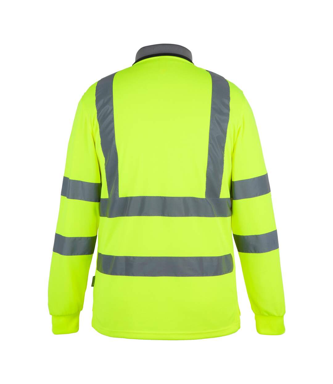 Mens Pro Contract High-vis Long-sleeved Polo Shirt Yellow Regatta-2