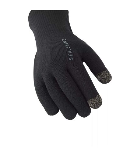 Mens Waterproof All Weather Ultra Grip Knitted Gloves