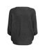 Sweat Manches Dolman Femme Gris Foncé Chiné Only-3