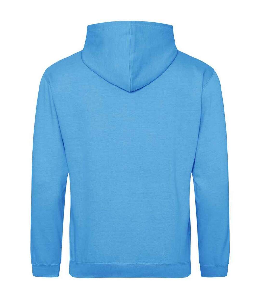 Sweat à capuche college adulte bleu Awdis