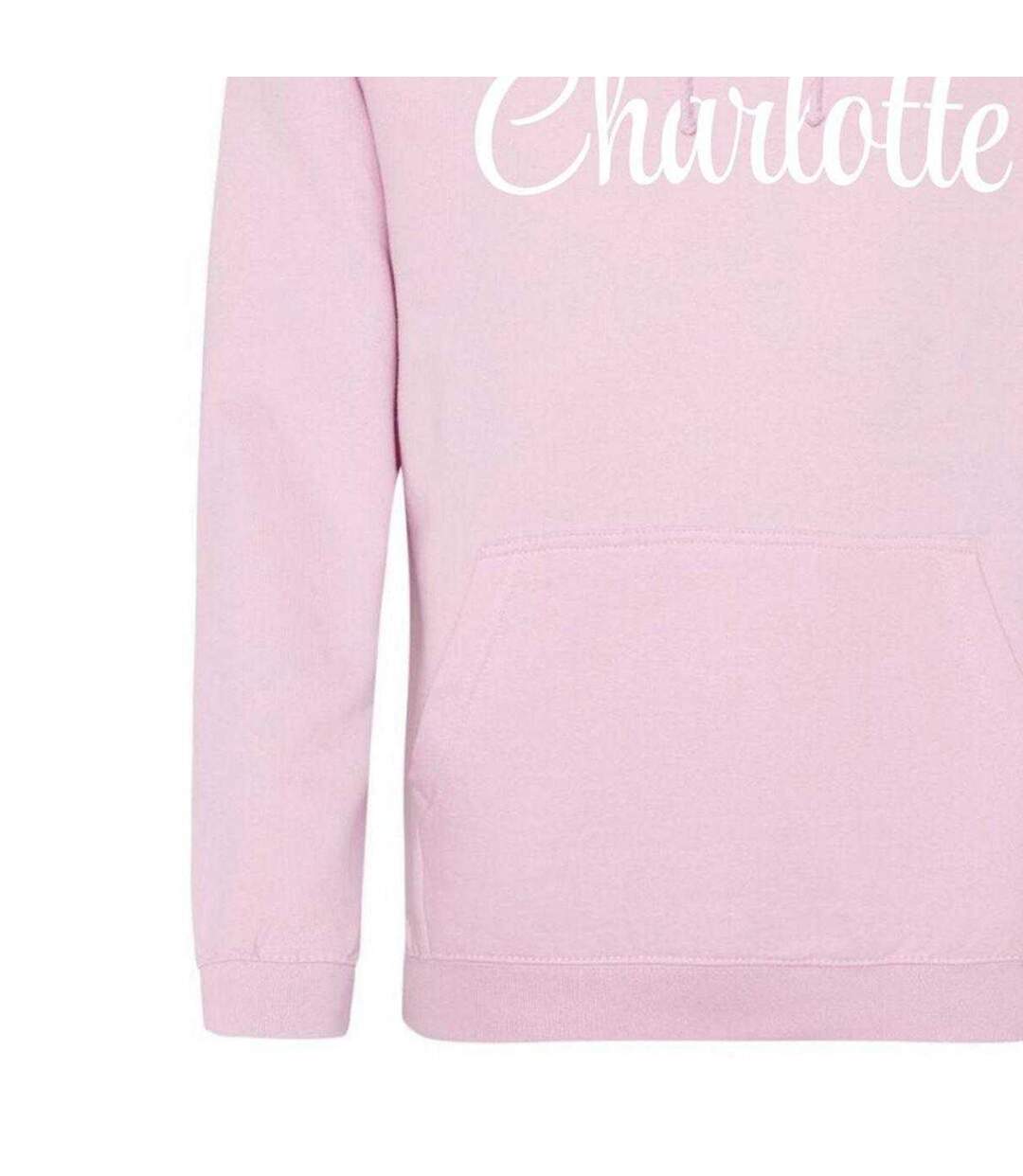 Mens Charlotte Pullover Hoodie Baby Pink AWD-4