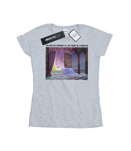 Disney - T-shirt SLEEPING BEAUTY I'LL BE THERE IN - Femme (Gris chiné) - UTBI15357