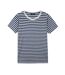 T-Shirt marine/blanc femme tbs encre-1