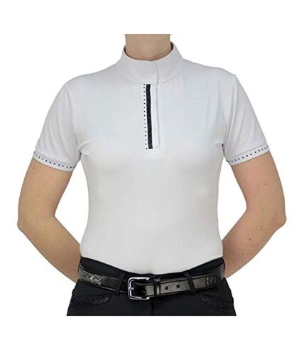 HyFASHION Womens/Ladies Roka Show Shirt (White/Black Crystal) - UTBZ844