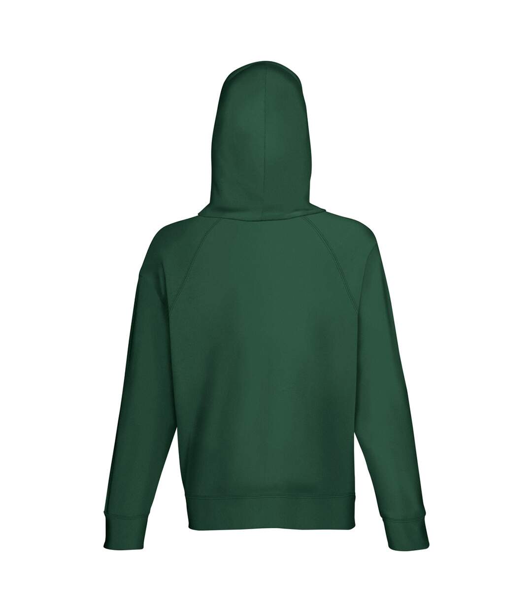 Sweatshirt à capuche léger homme vert bouteille Fruit of the Loom