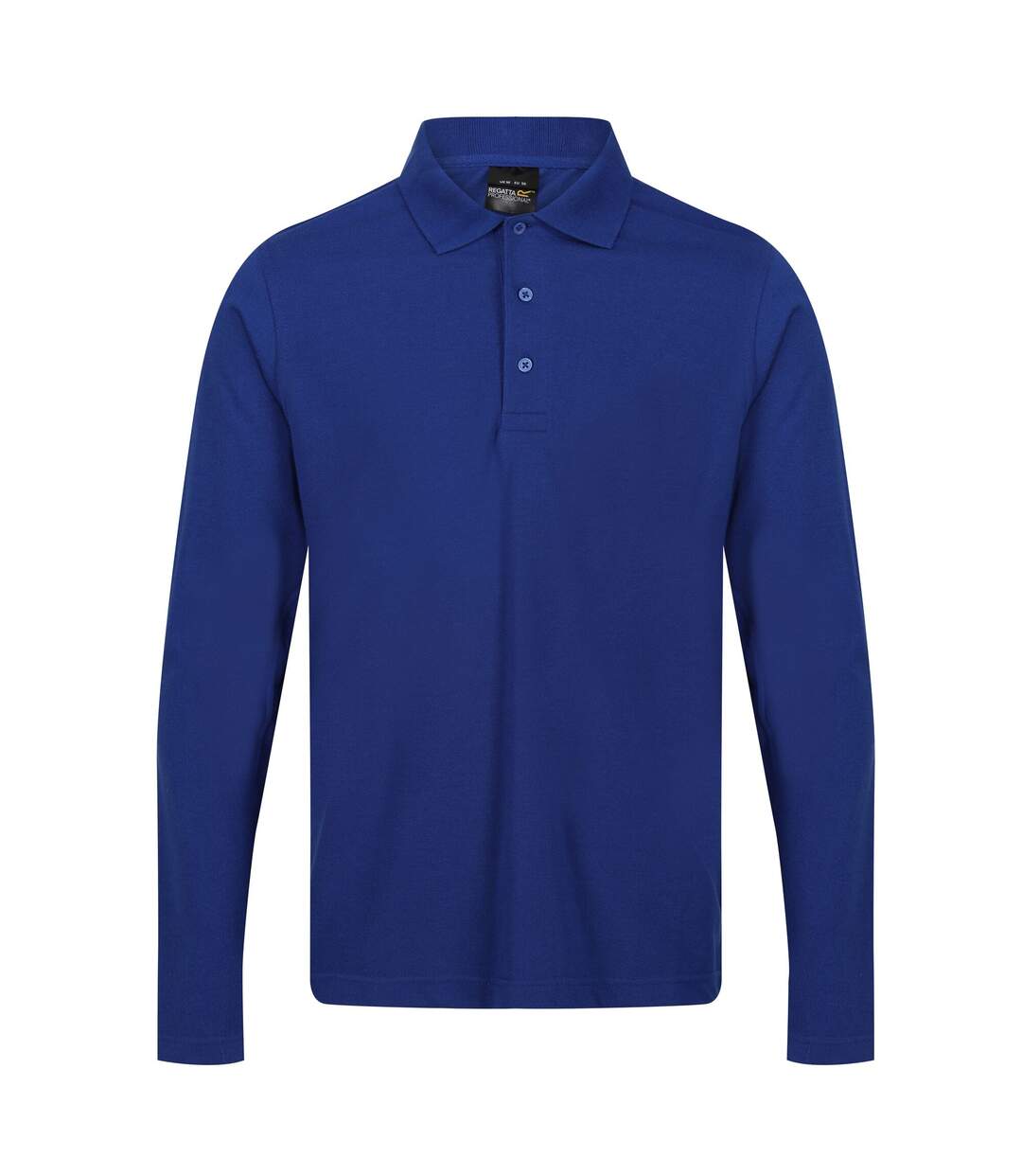 Mens pro long-sleeved polo shirt new royal Regatta