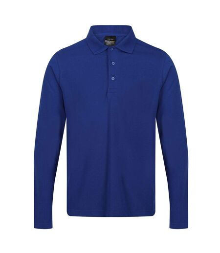 Regatta Mens Pro Long-Sleeved Polo Shirt (New Royal)