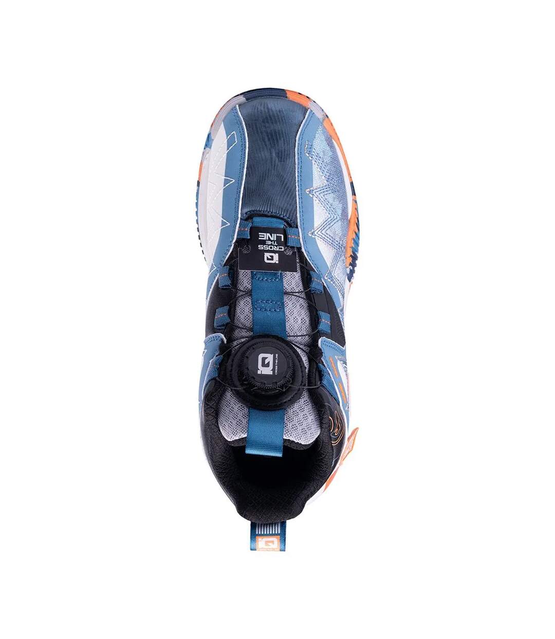 Baskets Basky Enfant Bleu Noir Orange IQ-3