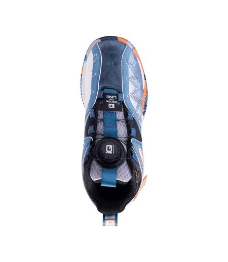 Baskets Basky Enfant Bleu Noir Orange IQ