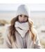 Ladies Crochet Knit Fleece Lined Warm Thermal Winter Beanie Hat-5