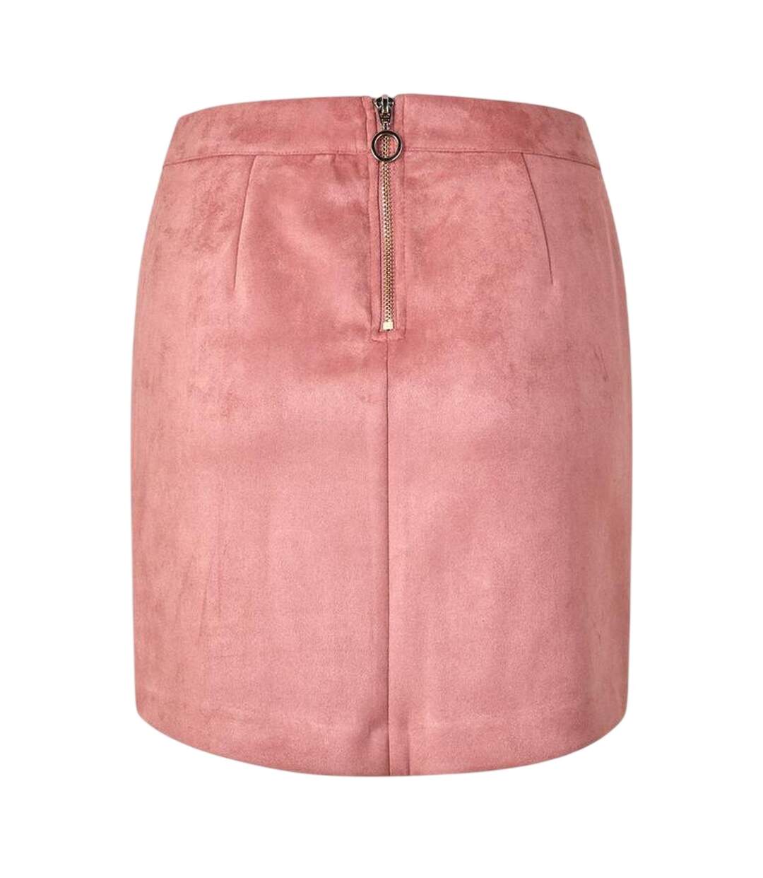 Jupe Droite Donna Femme Vieux Rose Vero Moda-2