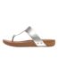Sandales Motif/style Métallisé Iqushion Femme Argenté FitFlop-2