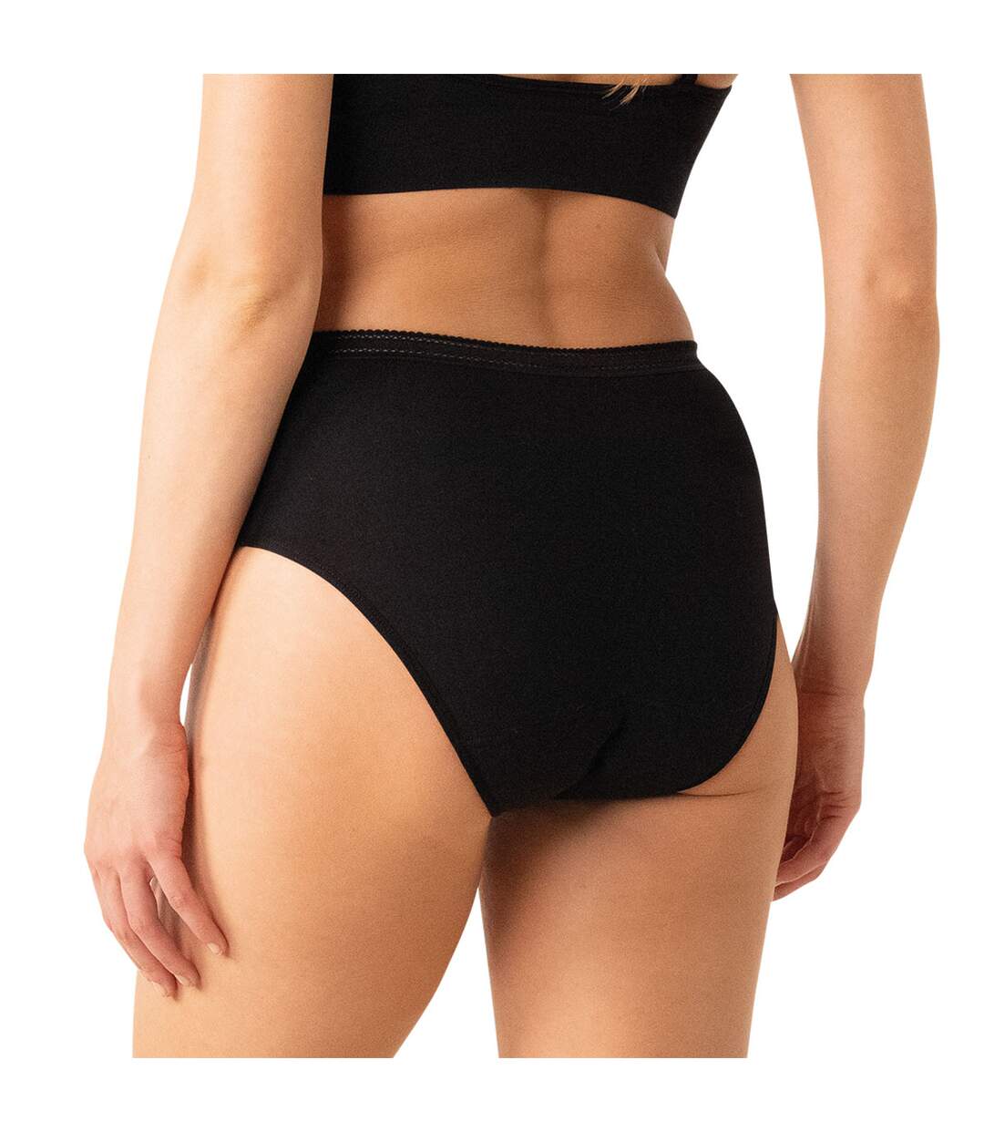 Lot de 2 culottes menstruelles taille haute femme Athena-2