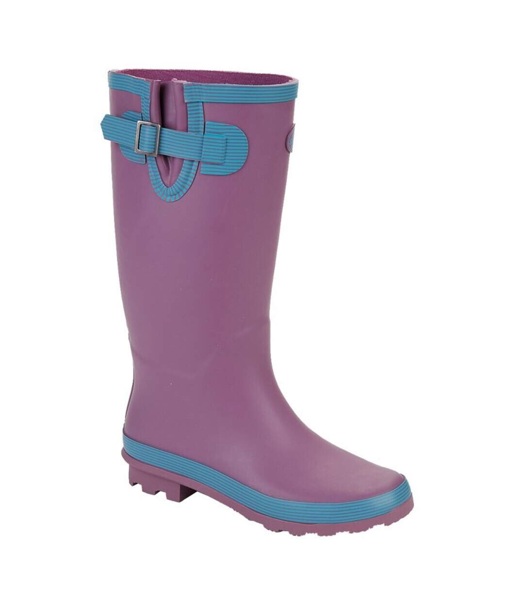 Bottes de pluie femme lilas / turquoise vif StormWells-1