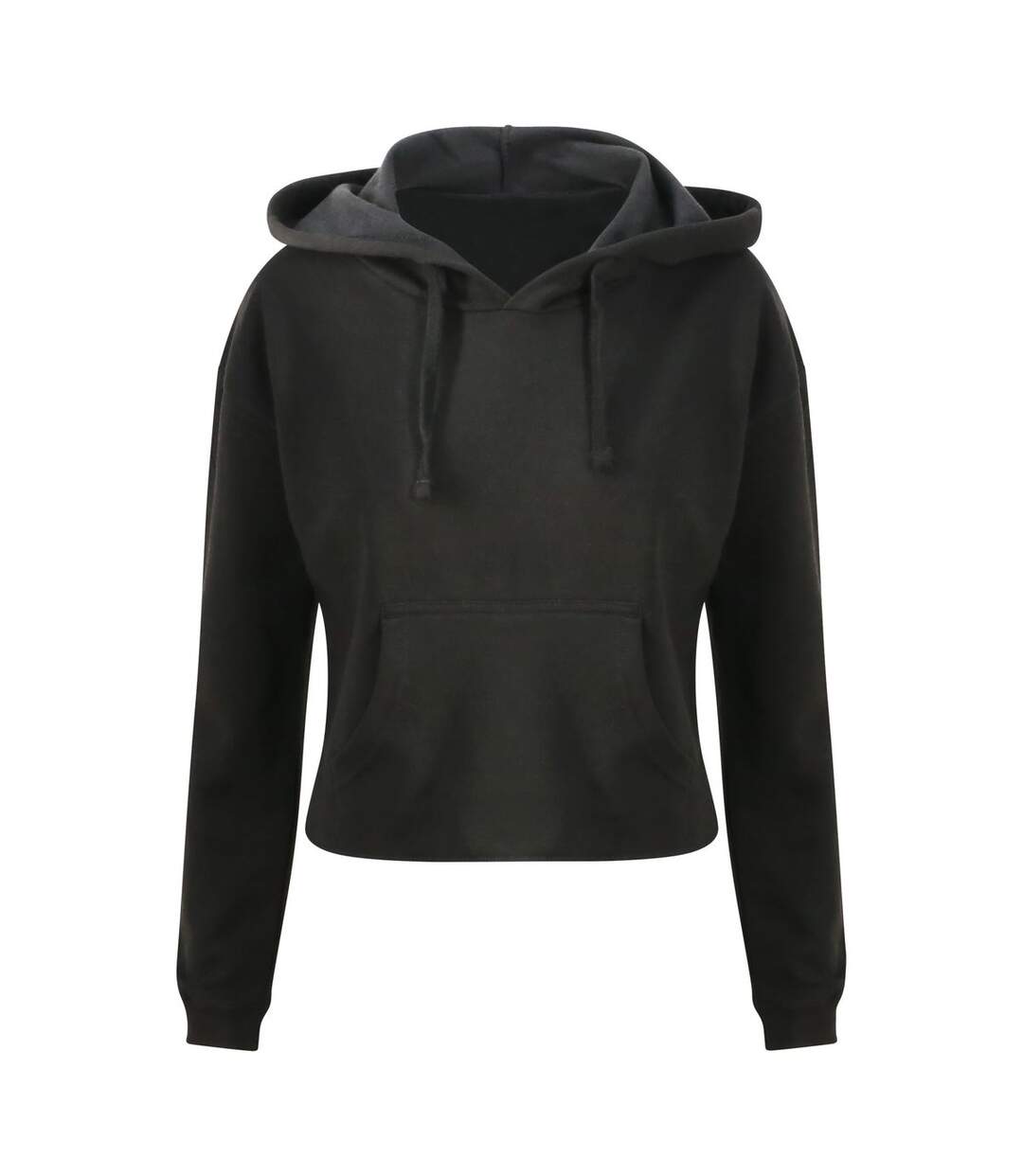 Sweat court à capuche pour femme - JH016 - noir