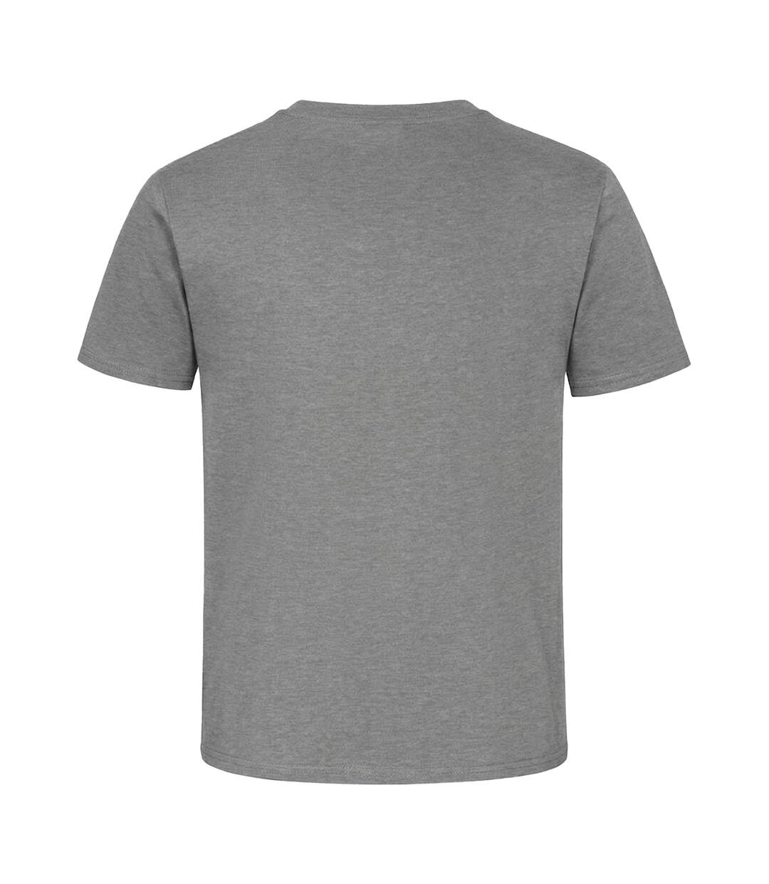 T-shirt Épais Manches Courtes Homme Gris Chiné Russell-2