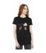 Disney T-shirt boyfriend en coton de The Little Mermaid Club Femme/Ladies (Noir) - UTBI31004-2
