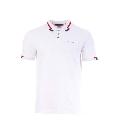 Polo Blanc Homme Hungaria Irazu - M