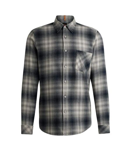 Chemise Rickert Homme Gris Boss