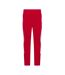 Mens knitted tracksuit pants red/white Finden & Hales-2
