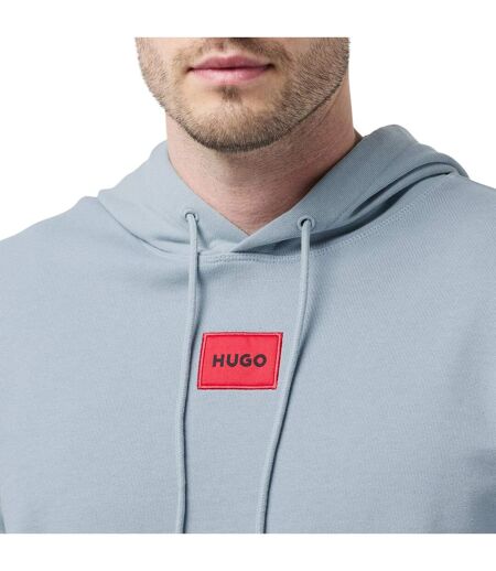 Sweat À Capuche Homme Bleu Hugo