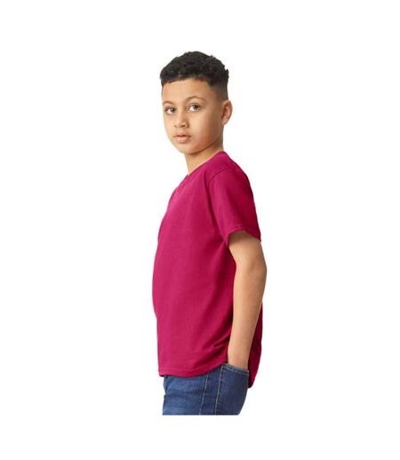 T-shirt enfant rouge foncé Gildan