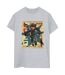 Disney Femme/Les femmes Big Hero 6 Baymax Hiro Newspaper Coton Boyfriend T-Shirt (Gris sportif) - UTBI15473-1