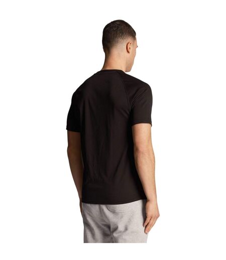T-shirt Manches Raglan Core Homme Noir Lyle & Scott