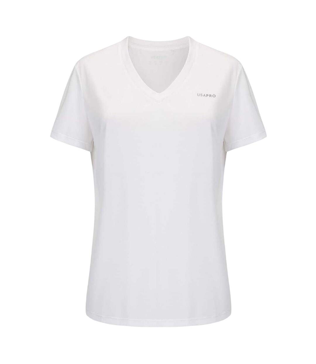 T-shirt Motif/style Uni Femme Blanc USA Pro-1