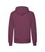 Fruit of the Loom Adults Unisex Classic Hooded Sweatshirt (Burgundy) - UTPC3884
