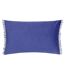 Araya velvet striped cushion cover 30cm x 50cm blue Furn-2