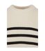 Pull Motif/style Rayé Femme Blanc Noir Urban Classics-4