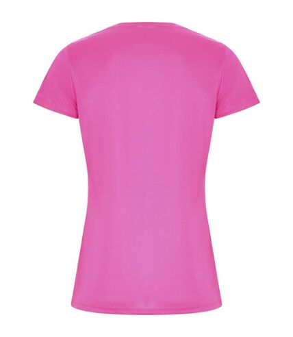 T-shirt imola femme rose fluo Roly Roly