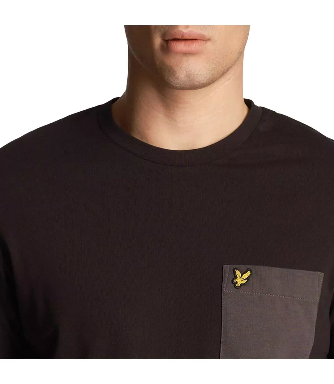 T-shirt Homme Noir Gris Lyle & Scott-4