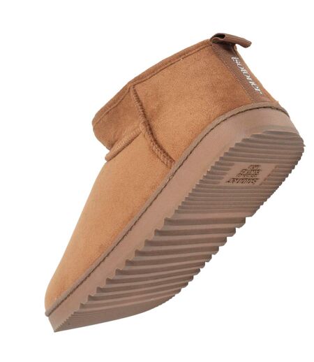 Isotoner Chaussons Bottillons homme suédine - semelle crantée