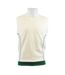 Haut sans manches adulte blanc / vert Carta Sport-1