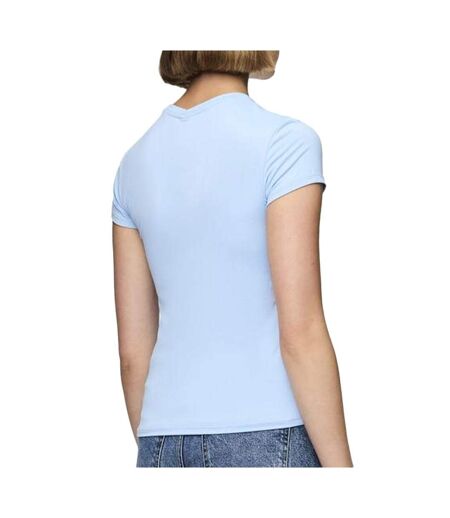 T-Shirt bleu femme pieces fylla