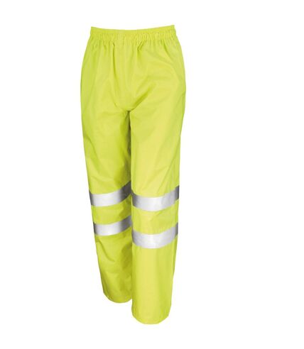 SAFE-GUARD by Result Unisex Adult Waterproof Hi-Vis Suit (Fluro Yellow) - UTBC5665