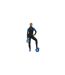 Womens/ladies Training Base Layer Top Black Blue Puma-1