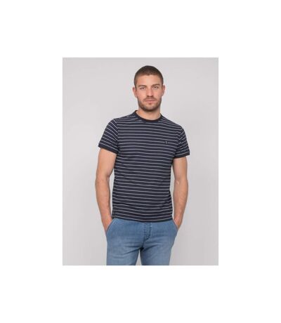 T-shirt coton fines rayures marinière NANOROUL