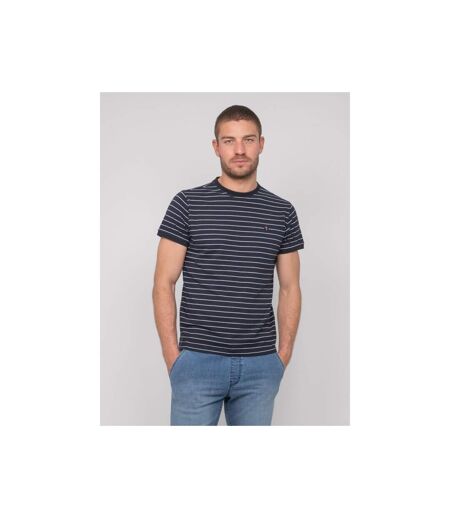 T-shirt coton fines rayures marinière NANOROUL