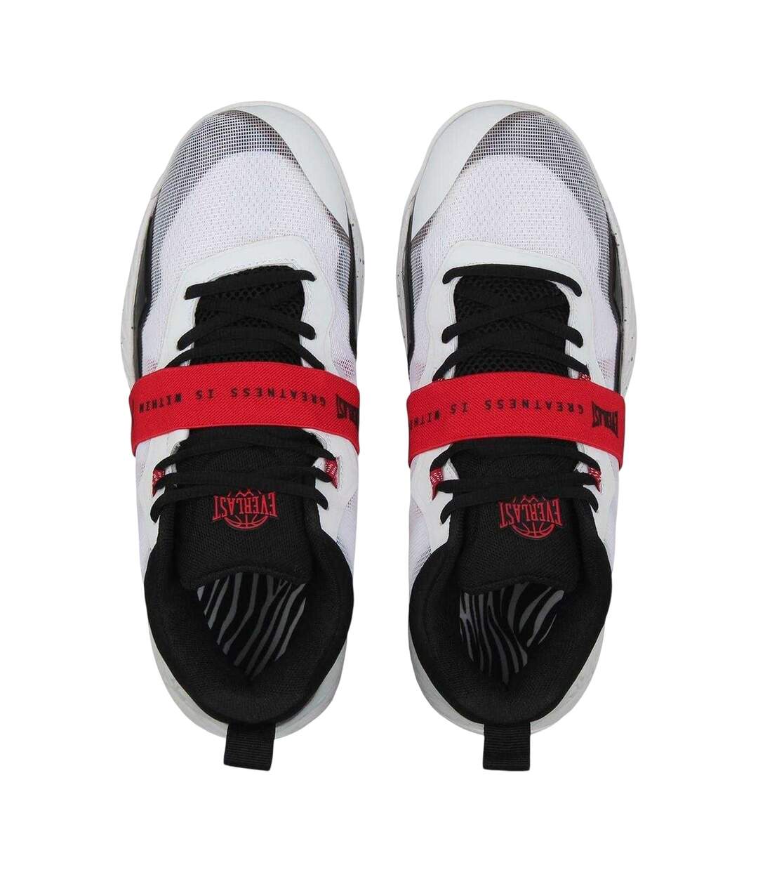 Mens Supreme Logo Shoes White Everlast-4