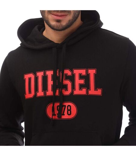 Mens S-ginn 1-b Hoodie Black Diesel